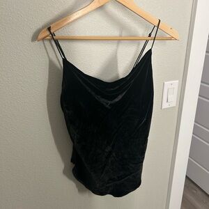 Marta Carta Velvet Cowl Neck Camisole - Sz S
